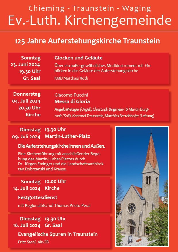 125 Jahre Auferstehungskirche Traunstein